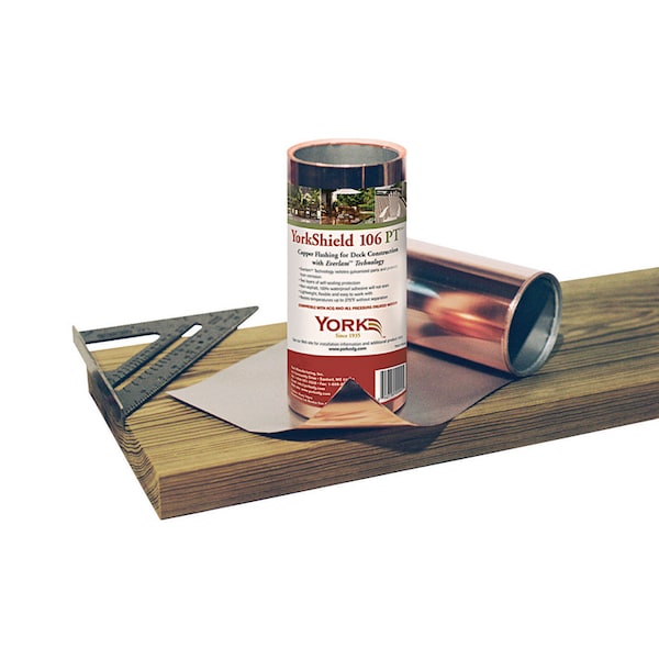York 106 PT 10 in. W X 240 in. L Copper Flashing Copper